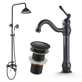 zestaw-lazienkowy-bateria-umywalkowa-stojaca-retro-mosiadz-prysznic-korek