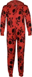 kombinezon-pizamowy-dzieciecy-z-kapturem-czaszki-100percent-bawelna-110-b7-34