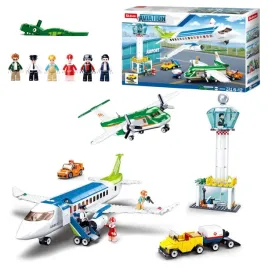 klocki-sluban-b0930-lotnisko-samolot-aviaton-731-el