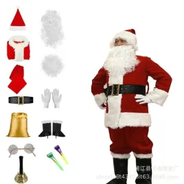 profesjonalny-stroj-mikolaja-gwiazdora-welurowy-swiety-mikolaj-12-elementow