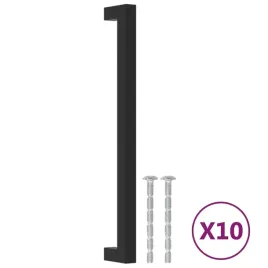 uchwyty-do-szafek-10-szt-czarne-224-mm-stal-nierdzewna