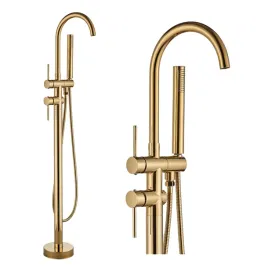 bateria-wannowo-prysznicowa-dwuuchwytowa-wolnostojaca-ari-slim-tube-zloty