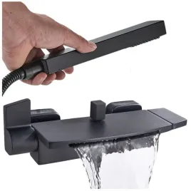 bateria-prysznicowa-jednouchwytowa-scienna-ari-waterfall-czarny