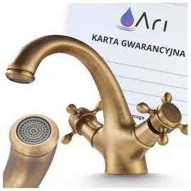 bateria-umywalkowa-stojaca-ari-retro-classic-zloty