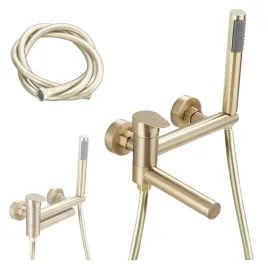 bateria-wannowo-prysznicowa-jednouchwytowa-scienna-ari-slim-tube-zloty