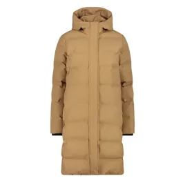plaszcz-damski-cmp-bezowy-puchowy-z-kapturem-do-kolan-rozmiar-36