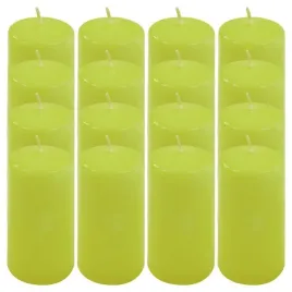 zestaw-swiec-filarowych-10-cm-o-5-cm-jasnozielone-16-szt