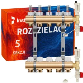 rozdzielacz-do-ogrzewania-podlogowego-5-sekcje-obwody-skrecony-zestaw
