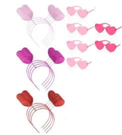 opaski-serca-brokatowe-na-glowe-okulary-serca-zestaw-imprezowy-12-sztuk