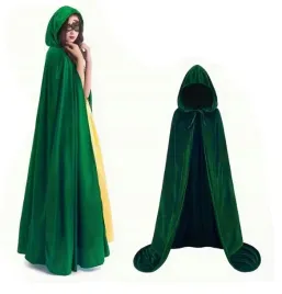 peleryna-z-kapturemaksamitna-dwustronna-zielono-czarna-dl-190-cm-xxl