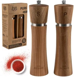 mlynek-reczny-drewniany-bezowy-karl-hausmann-zestaw-2-szt