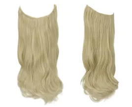 treska-wlosy-syntetyczne-niewidoczne-przedluzenie-fale-blond-45-cm