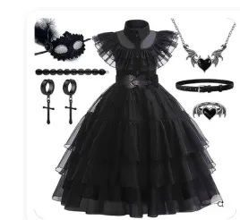 wednesday-addams-duzy-zestaw-sukienka-dodatki-kostium-stroj-6-7-lat-120-cm
