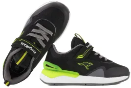 buty-dzieciece-kangaroos-kd-gym-ev-jet-black-neon-yellow-28-eu