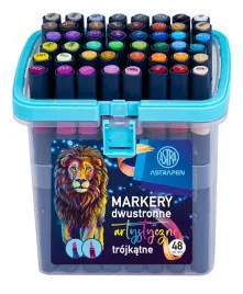 markery-artystyczne-trojkatne-dwustronne-astrapen-48-sztuk