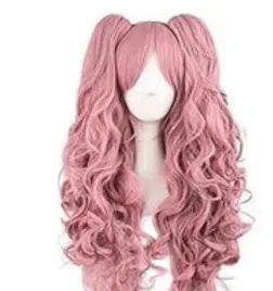 peruka-dlugie-syntetyczne-wlosy-krecone-kucyki-lolita-rozowa-anime-cosplay