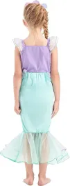 mala-syrenka-arielka-kostium-sukienka-opaska-7-8-lat-122-128-cm
