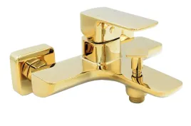 bateria-wannowa-jednouchwytowa-scienna-gamma-cubic-zloty