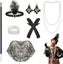 fepito-retro-lata-20-ste-akcesoria-vintage-fllaper-flapperka-7-elementow