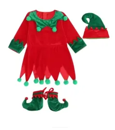 elf-kostium-elfa-swiatecznego-dla-dziewczynki-6-7-lat-120-cm