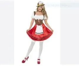 bawarka-kostium-z-kapeluszem-damski-lederhosen-octoberfest-rozmiar-l-a10