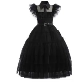 stroj-wednesday-addams-przebranie-sukienka-tiulowa-120-cm-6-7-lat