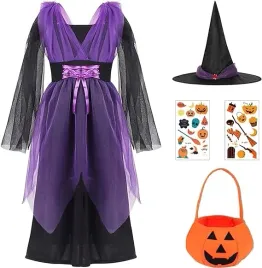 kostium-czarownicy-dla-dziewczynki-150-cm-11-12-lat-czarownica-zestaw