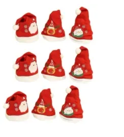 czapka-mikolaja-zdobione-zestaw-dla-dzieci-8-sztuk