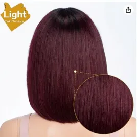 joedir-peruka-wlosy-ludzkie-ombre-burgund-proste-z-grzywka-25-cm