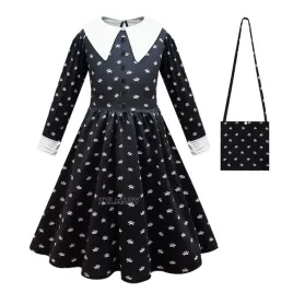 wednesday-addams-sukienka-torebeczka-stroj-kostium-5-lat-110-cm