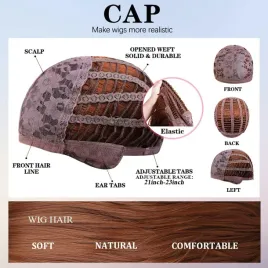 peruka-z-grzywka-dlugie-wlosy-miedziany-braz-55-cm-oufei