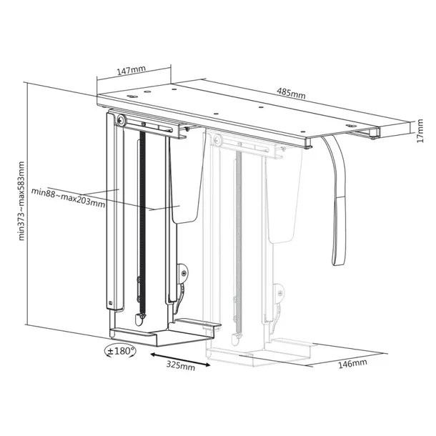 uchwyt-biurkowy-do-podwieszenia-komputera-pc-pod-biurko-solidny-10-kg-certyfikat-ce-kod-producenta-mc-885-b