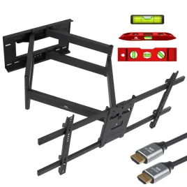 uchwyt-do-telewizora-37-85-55-kg-regulowany-kabel-hdmi-2-1-3m-poziomica