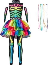kostium-kolorowy-szkielet-warkoczyki-rozmiar-5-7lat110-122-cm
