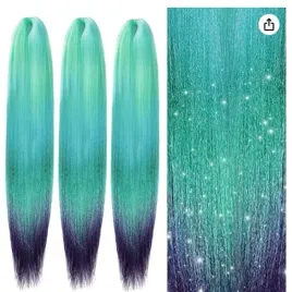 wlosy-emmor-syntetyczne-szydelkowe-doczepiane-zielono-niebieskie-60cm-3szt