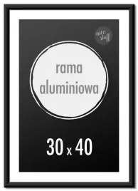 ramka-na-zdjecia-31x44-czarna-aluminiowa-rama