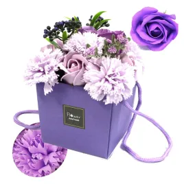 mydlany-bukiet-lawendowe-roze-i-gozdziki-elegancki-prezent