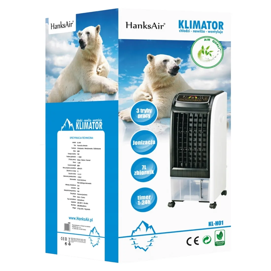 klimator-hanksair-klh01-80-w
