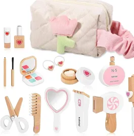zestaw-do-makijazu-drewniany-dla-dziewczynek-16-elementow-z-kosmetyczka