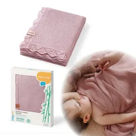 kocyk-dzianinowy-bambusowy-dla-niemowlat-75x100-babyono-1674-01-rozowy