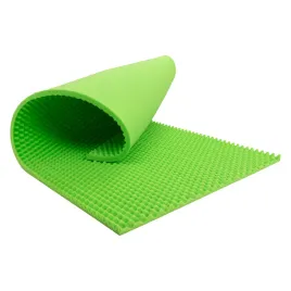 gabkowa-mata-akustyczna-fala-jasnozielona-3cm-dzwiekochlonna-200x100cm