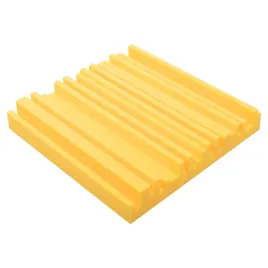 panel-akustyczny-equalizer-zolty-profilowany-mata-w-paski-i-zaglebienia-7cm