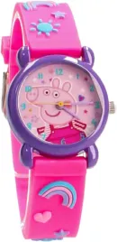 zegarek-dzieci-analogowy-rozowo-fioletowy-lekki-i-wygodny-dla-dziewczynek