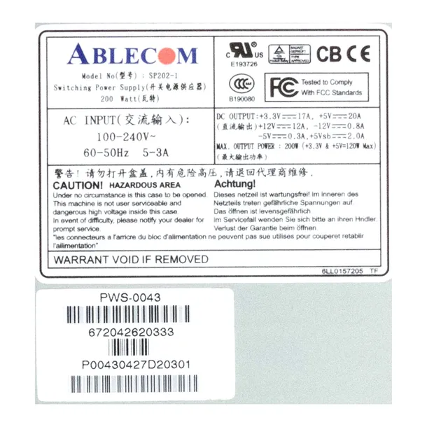 ablecom-sp202-1-200w-pws-0043-9pa2003905-kod-producenta-9pa2003905