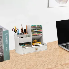 organizer-na-biurko-szuflada-uchwyt-na-dlugopisy-duza-pojemnosc
