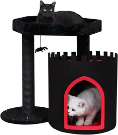 drapak-dla-kota-gotycki-czarna-wieza-z-trumna-i-zabawka-halloween