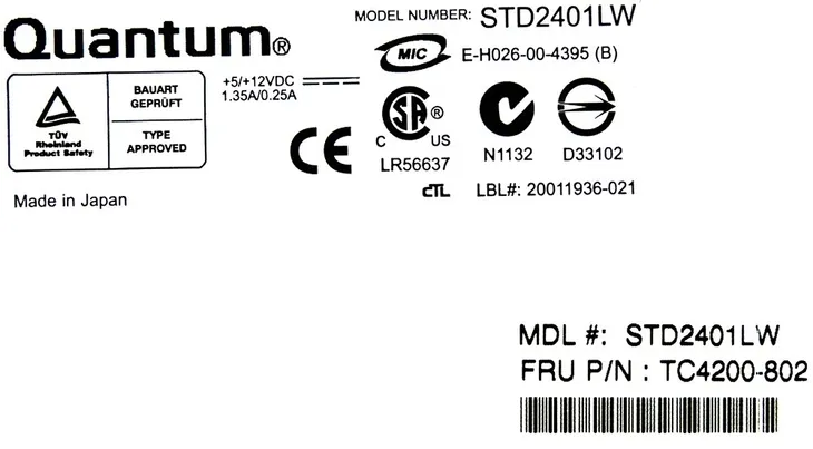 quantum-std2401lw-streamer-20-40gb-scsi-tc4200-501-kod-producenta-std2401lw