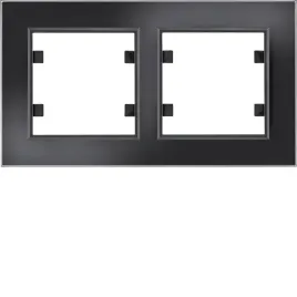 ramka-podwojna-hager-czarny