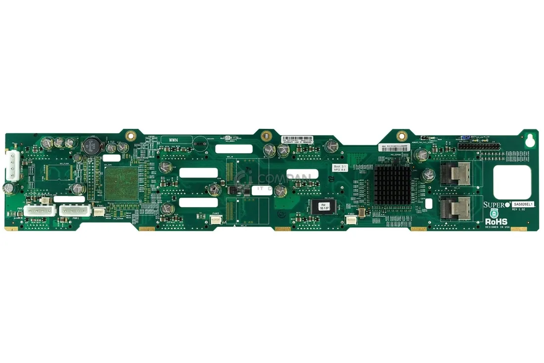 backplane-supermicro-sas826el1-zielony