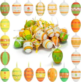 pisanki-recznie-malowane-do-zawieszenia-24-sztuki-6-cm-pomaranczowo-zielone